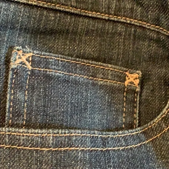 TAHARI Jeans straight leg dark blue Size 10 Roomy - Picture 6 of 13